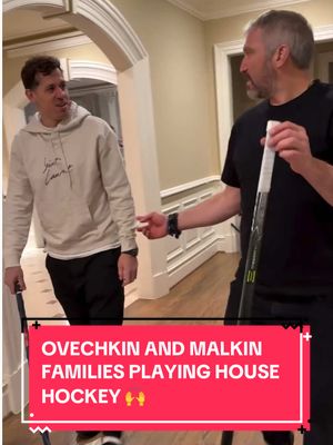 There may be another generation of the Ovechkin-Malkin rivalry on the way 👀😅 (via nastyashubskaya/IG)