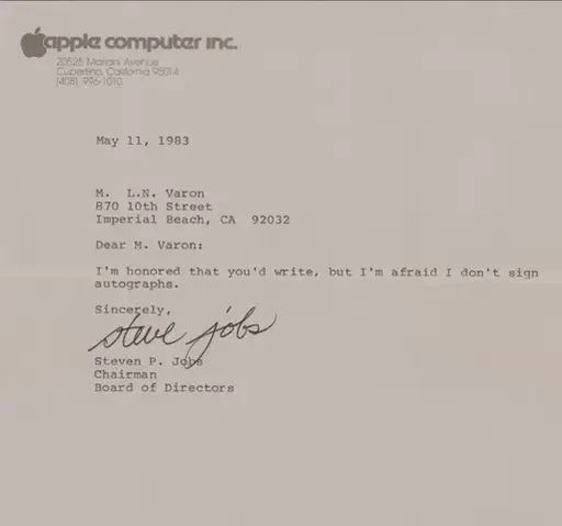 This letter sold for $479,939