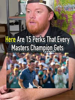 15 Perks For Masters Champions!?! #golf #shorts #golfer #masters @Will Irwin 