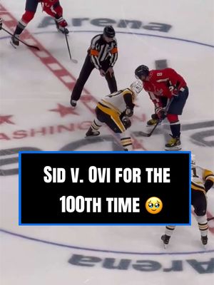 Sidney Crosby and Alexander Ovechkin for the 100th time 👏   #NHL   #ovi  #hockey   