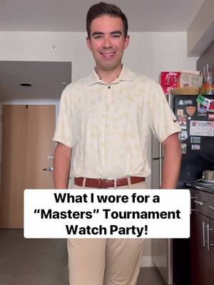 An outfit unlike any other!  #golf #masters #OOTD #party #fitcheck 