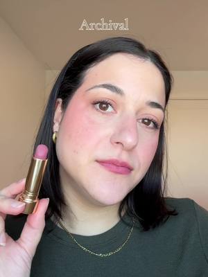 Trying on the Merit Signature Lip Blush lipsticks in Archival and September. I fell in love with the formula when they first released it in their holiday lip trio a couple years ago and was so excited when they made it a permanent part of the range. It’s buttery, soft, matte, and effortless.  Archival is a dusty mauve that is a perfect my lips but better shade September is a beautiful brick red and as a September baby, I had to have it  Have you tried these yet? #CapCut 