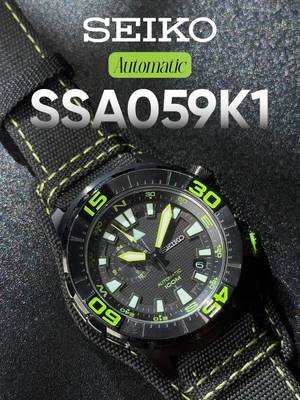 Desain tegas dengan inner dan outer bezel, siap diandalkan untuk performa maksimal di setiap momen. #watchcollector #watchfan #watchlover #seiko #ssa059k1 #seikoautomatic #watchforyou #watchrecommendation #WatchCollection