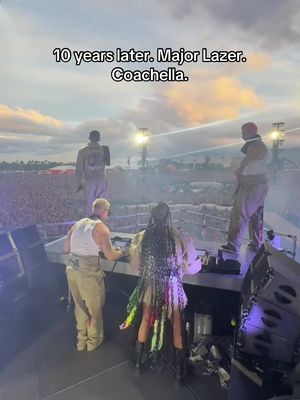 Feels good to be back @MAJORLAZER #coachella #majorlazer 