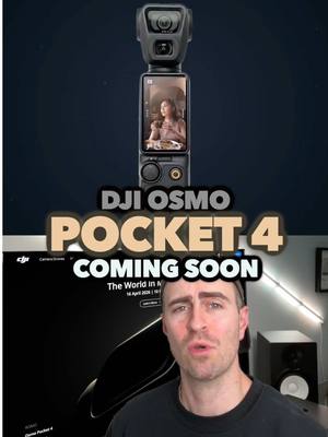 Dji Osmo Pocket 4 coming soon! #dji #djipocket4 #Tech 