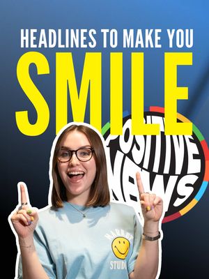 Five good news stories you need to hear this Monday 💛🌍 Watch till the end - the last one may just make you smile 😊 #positivity #fyp #goodnews #GoodNews #SmileyNews