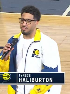 Tyrese Haliburton with a message for the fans in Indiana. 👀 [via @pacers] #IndianaPacers #TyreseHaliburton #NBA