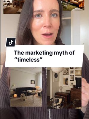 Gen Z Brown will be the next Millenial Grey. This is just a reminder to buy things because you love them, not because you think their “timeless”, because no design style truly is #marketing #design #designtrends #marketingtrends #interiors 