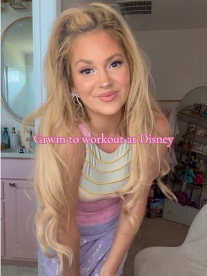 Grwm to workout at Disney 💖 talking about taking my kids to Disney alone! The way I edited this is a little jumpy because I got lost in my thoughts for minute lol, but I was trying to say I stopped taking them for a while for safety reasons (nothing happened, but I realized something could) 🫶🏻  I was really sad to have to end that part of my life but it’s okay!! It wasn’t going to last forever #disneymom 
