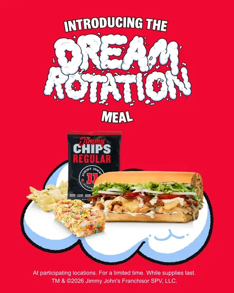 you're not dreaming... grab your best buds and the new Dream Rotation Meal until 4.26.26