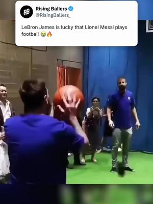Who knew Lionel Messi could ball like this? 👀😂 @fcbarcelona #risingballers #barcelona #messi #fyp #viral 