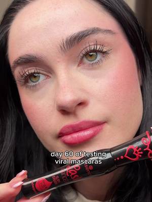 day 60 of testing viral mascaras✨ today we are testing the @essence cosmetics lash princess slim brush mascara❤️💋 love how precise this mascara is and lengthens and separates the lashes perfectly! plus it kept my lashes up all day it’s like a literal lash lift😍 this one is a definite must try!!!👀 #mascara #longlashes #lengtheningmascara #mascarareview #essence 