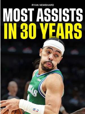 Undrafted rookie Ryan Nembhard almost broke his coach’s assist record from 1996😮‍💨 15 PTS, 9 REB, 23 AST #NBA #dallasmavericks #jasonkidd #ryannembhard #mavericks