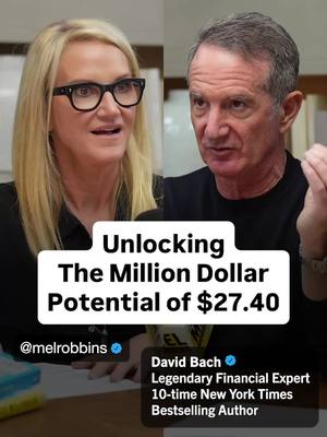 You have been asking for more specific advice about money and what to do when you get paid. So I brought on one of the top financial experts in the world, 10‑time New York Times bestselling author David Bach, to teach you and the people you love about a powerful strategy for saving money, called compound interest. Einstein called compound interest “the 8th wonder of the world.” David wants to teach you, no matter how much money you have to save, to start tapping into the power of it. This is insane: @DavidBach says, if you invest $27.40 a day into a low cost index fund and let it compound for 40 years at the rate the markets have been averaging, which has historically been an average of 10%, you'd have $4,424,000 at the end. And he says, whether you can invest $27 or $1 per day, you can take advantage of this – you just need to know how. That’s why David joined me on this episode of The Mel Robbins Podcast to explain how small, automatic daily habits can turn into millions over time. After listening to this episode, where you’ll learn David and 3 other top money experts, you’ll walk away with a clear plan to make better financial decisions starting today. 🎧 “The Best Money Advice You Will Ever Receive: 4 Rules From the Top Financial Minds In The World” Tune in now on Spotify, Apple Podcasts, or YouTube - search “The Mel Robbins Podcast Money.” #melrobbins #melrobbinspodcast #money #finance