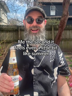 A Modelo Oro on a warm patio is calling for me…