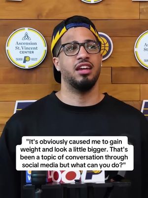 Tyrese Haliburton on recently dealing with shingles on top of his Achilles recovery. (via @Pacers) #pacers #NBA #basketball #espnsocial 