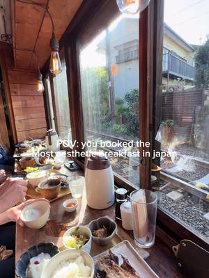 @yoridocoro was the coolest experience in kamakura. You can reserve their enoden seats where you eat breakfast while watching the train pass by. There’s only 4 seats and it’s really popular so I set an alarm to book. All other seats are walk in only but it gets pretty packed since it’s so popular so get there early! #japaneats #kamakura #enodentrain