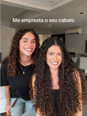 EP. 2 - me empresta o seu cabelo 🫶🏼  Produtos Karen: - máscara 2x1 arvensis - gel devacurl - óleo finalizador bhulmann Produtos Bruna: - spray multifuncional hidratei - óleo absolute repair lorealpro - ativador de cachos azeite de abacate felps - gel brae . #arrumesecomigo #grwm #cabelocacheado #cachos #finalizacaodecachos 