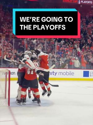 WE’RE GOING TO THE PLAYOFFS #flyers #philly #NHL #playoffs 