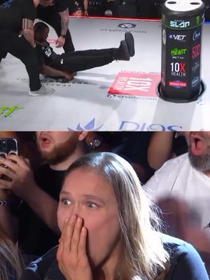 This debut had Ronda Rousey stunned 😮 Stunt Marshall returns this FRIDAY at $VET #PowerSlap19! [ April 17 at @cosmopolitan_lv | Tickets at link in bio 🎟️ ]