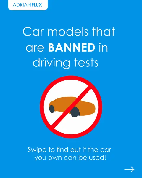 This is down to a few reasons, such as visibility restrictions and safety recalls 🔧 Are you doing your driving test in your own car?  #driving #drivingtest #drivingtips #drivinglessons #drivingtests 