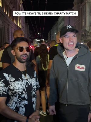 4 days til the Sidemen Charity Match, who else is buzzing with the new player announcement? 👀 #fyp #sidemencharitymatch #sidemen #willne 