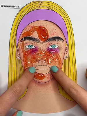 Blonde girl makeup transformation 💛 #reklamdeğil 