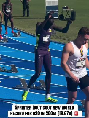 18-year-old Australian sprinter Gout Gout clocked a 19.67 time in the 200m run, surpassing Usain Bolt’s under-20 (U20) time of 19.93 🤯🔥 (Via @athletic_improvement/IG)  #track #sprinting #trackandfield #usainbolt #goutgout