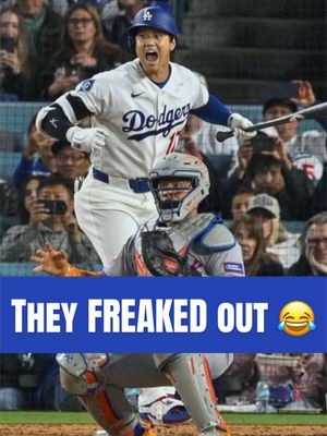 Shohei Ohtani was all of us watching this weird moment in the Dodgers-Mets game 😅  #shoheiohtani  #MLB  #funny 
