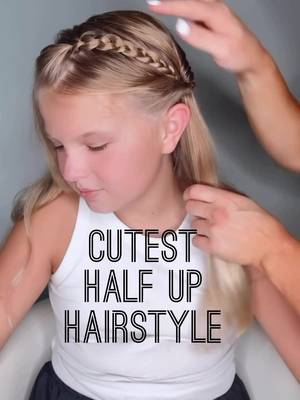 Cutest hairstyle for girls 🩷 #hairstyle #hairtutorial 