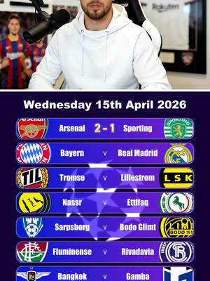 mpions League（This content is powered by AI data and verified by professional analysts. ） #Arsenal #Sporting #Bayern #RealMadrid #UEFA 