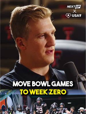 James Blanchard wants to change the entire college football calendar. He told me how on @nextupbreneman  Powered by USAT