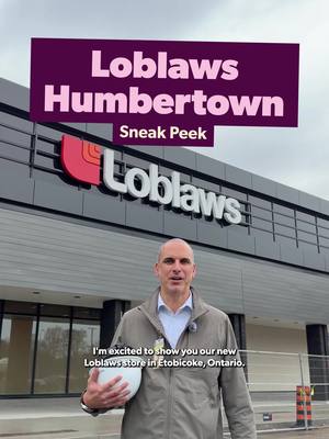 We're in construction mode and wrapping up our fresh, new look for how customers shop today! Take a peek behind-the-scenes with Alec, our Sr. VP, Market Operations, as he walks through the transformation of one of our long-standing Loblaws location in Etobicoke. We're excited to welcome you in and share everything that’s new at 270 The Kingsway, Humbertown Shopping Centre.