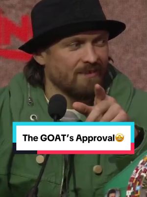 Oleksandr Usyk says Anthony Joshua will be the future undisputed heavyweight champion🤩 #usyk #anthonyjoshua #boxing #matchroomboxing 