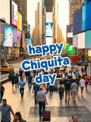 Happy Chiquita Day from NYC. A crazy performance in true Chiquita “pop by nature” spirit 🍌🌴. We love spreading joy - and you’ll love the vibe. ✨ 🎉 #ChiquitaDay #BananaDay #HappyChiquitaDay #PopbyNature #PopbyNature2026