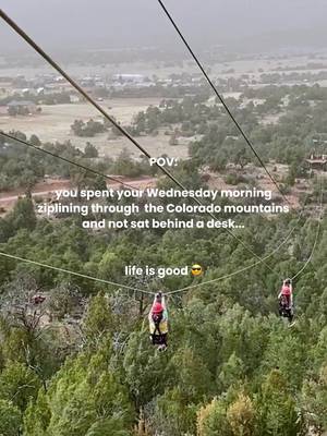 Midweek plans just hit a little different out here.   Royal Gorge ziplining gives you front-row views of Colorado you can’t get from anywhere else. You’re flying through the canyon, taking in the mountains, and actually doing something with your day instead of watching it go by.   If your ideal Colorado vacation includes a little adrenaline, Colorado ziplines and Royal Gorge ziplining should be at the top of your list.   Book your Royal Gorge adventure at the 🔗 in our bio.   #royalgorge #coloradoziplines #coloradovacations