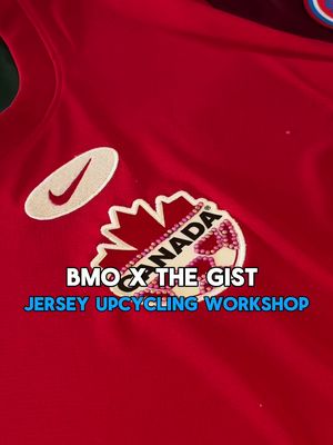 Here's how you can be fitted out this summer. ⚽⭐ We teamed up with our pals at BMO to host our first-ever jersey upcycling workshop. With soccer summer around the corner, we thought—what better way to celebrate BMO becoming the official Bank of Canada Soccer than by getting creative, adding new twists to our soccer jerseys? 🔥 Sustainable, cute and the perfect afternoon activity. Do you wanna see us style them next? 😉 #partner #bmo