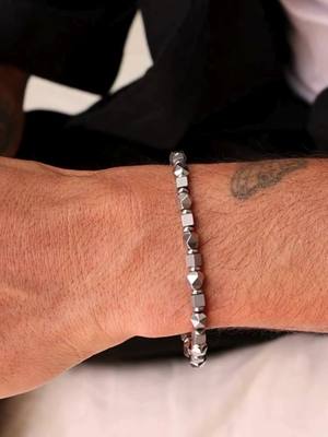 Meticulously crafted for a timeless look, this piece seamlessly blends sophistication with everyday wearability. It features natural stones, a fully custom push clasp for easy on/off with one hand, and a steel center cable for maximum durability.