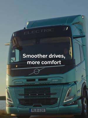Smoother drives, more comfort. A new electric range. #volvotrucks #electrictrucksinreality #electrictrucks 