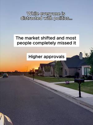 The shift is happening: • Better buying conditions  • Higher approvals • Less rates  • Cooling prices  In Lubbock, smart buyers are moving differently. Buy assets and build wealth! #lubbock #lubbocktexas #realestateinvesting101 