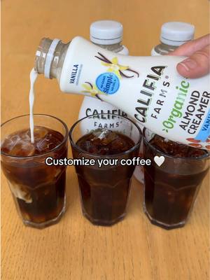 Which flavor are you trying first? ☕️ Our Simple & Organic Almond Creamers are made to blend smoothly into hot or iced coffee and add the perfect amount of sweetness 🤎