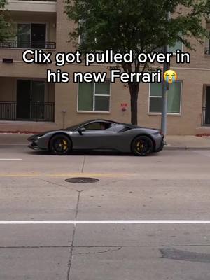 I got pulled over for this 😬 #fyp #clix #ferrari #viral 