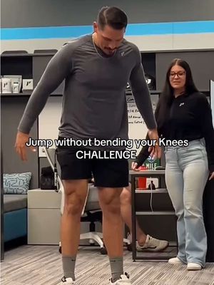 Knees don’t get the credit they deserve tbh 🤓 #jump #challenge #officelife #1stphorm #fyp
