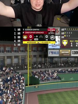 Best run of ABs ever lol #MLB #mlbtheshow #mlbtheshow26 
