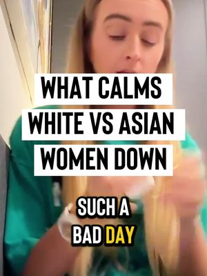 What calms white vs asian women down with @Georgina Humphries . 🤣🤔  Now touring Australia   📍 MEL 14 APR – 19 APR (Last Week) 📍 BRIS 23–26 APR (80% sold) 📍 SYD 2–3 MAY (2 nights only) 🎟️ Tickets in bio #funny #comedy #asian #sketch 