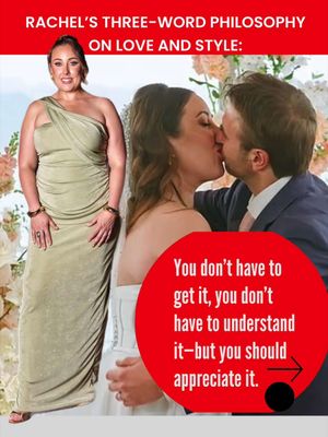 Rachel’s three-word philosophy on love and style: “You don’t have to get it, you don’t have to understand it—but you should appreciate it.”  @Married At First Sight #mafs #mafsuk #mafsaustralia2026 #reality #fyppppppppppppppppppppppp 