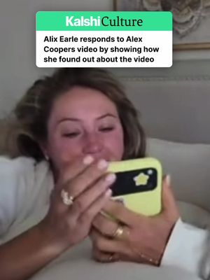 ALIX EARLE RESPONDS to Alex Cooper with a video of her finding out about Alex Coopers video #alexcooper #alixearle #callherdaddy #callherdaddypodcast #alixearlegrwm 