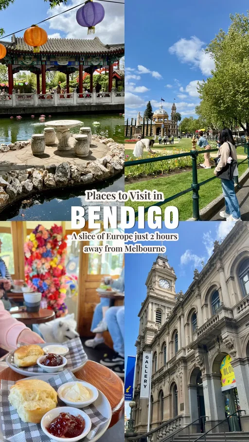 A reminder that public transport in Victoria is free until the end of April! this is your sign to go on a day trip to Bendigo ✨ #victoria #bendigo #visitvictoria #melbourne #explorevictoria 