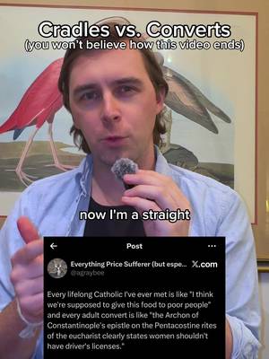 Okay now look yes I’m clipping a longer and admittedly more nuanced take from the Vice President to get a laugh AND I would genuinely love to see less cradle vs. convert Catholic tension but between this and the book cover he’s not helping us beat the allegations! #catholic #catholicism #usa #news #politics 