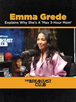🚨 @emmagrede came through to promote her new book 'Start With Yourself' and stirred up the internet, sparking a debate after stating she is a “3-hour mom.” She breaks down how this helps her avoid burnout. Tap into the full conversation on @netflix.